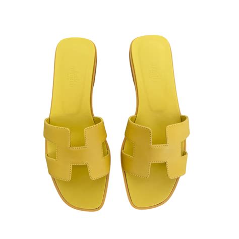 hermes oran yellow|oran sandals hermes.